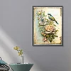 (40*60cm)Flower Bird - Full Round Drill Diamond Painting