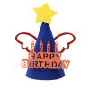 50PCS Cute HAPPY BIRTHDAY Kids Baby Party Photography Decor Hats