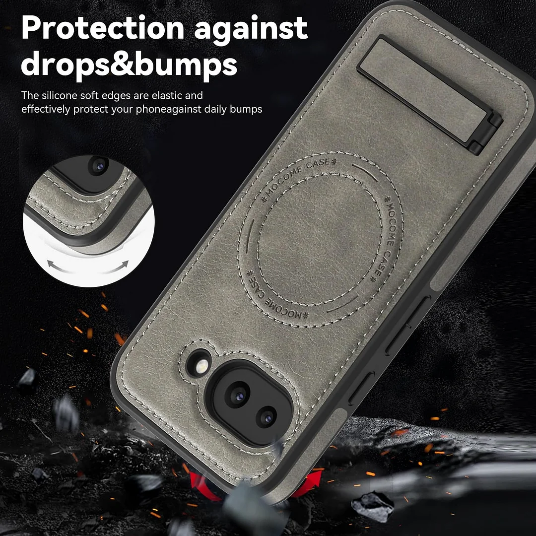 Samsung Galaxy Z Fold 6 Leather Case Magnetic Protective Case Holder Phone Case