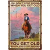(Multi Style)Cowgirl - Vintage Metal Signs - 20*30cm/30*40cm - Western