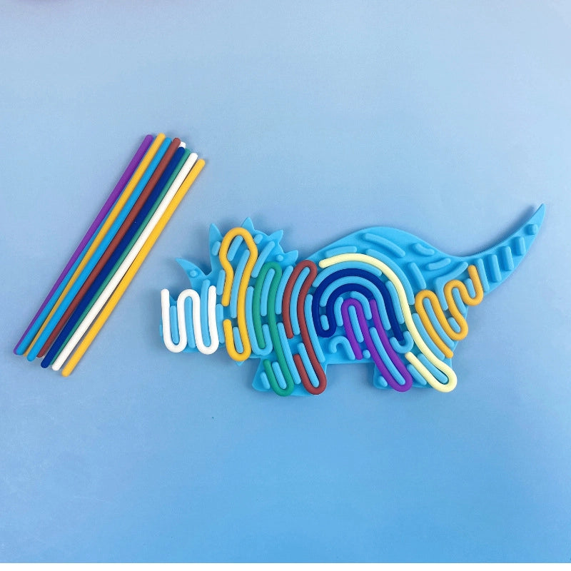 Creative Silicone Sensory Activity Board Children’s Educational Toys Food Grade BPA-free Twist Decompression Artifact