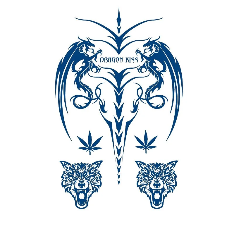 GH1-50 Herbal Juice Tattoo Sticker Semi-permanent Men and Women Long-lasting Waterproof Sweat Plant Juice Tattoo Sticker