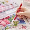 Resin Diamond Painting Point Drill Pen Dual-Ended Diamonds (Red)