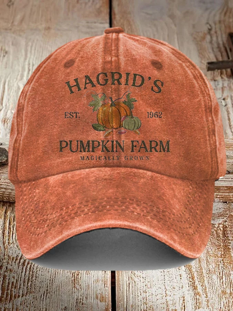 Hagrid's Pumpkin Patch Print Baseball Hat