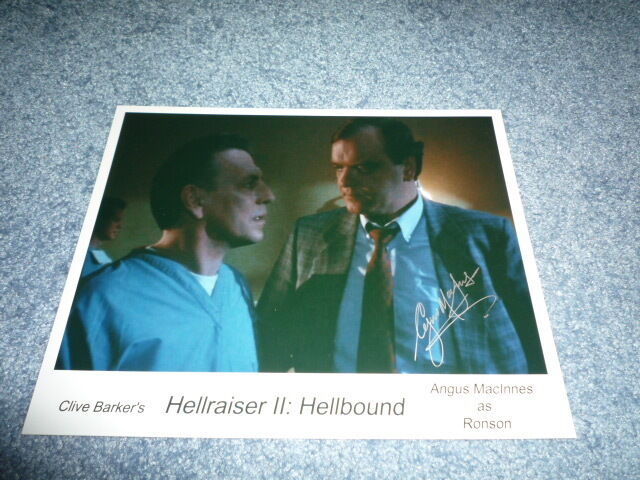 ANGUS MACINNES signed autograph In Person 8x10 (20x25 cm) HELLRAISER