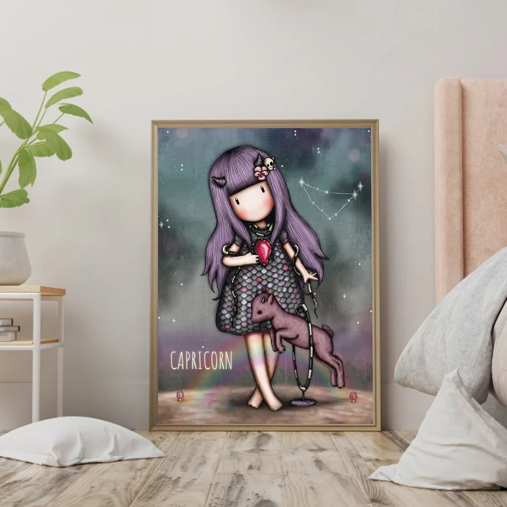 Grace Doll 5D DIY Diamond Painting Kits Full Round Drill Wall Art Decor (sz2689)