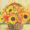 Bead Embroiderys - Full Stamped 9CT Sunflower(40x40 CM)