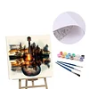 (US Only)Paint By Numbers Kit On Canvas DIY Oil Art Guitar Home Wall Decor40x40cm