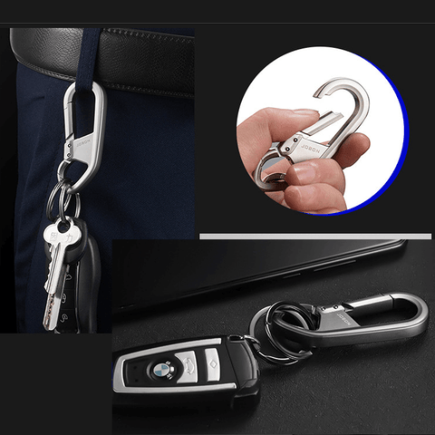 Cool Keychain for Men  Heavy Duty Car Key Fob Holder