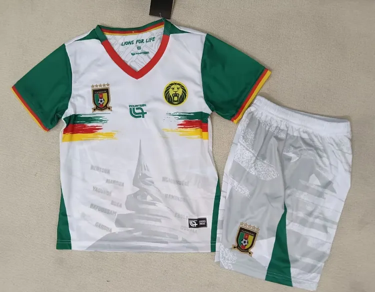 2025-26 Cameroon Second Away Kids Kit
