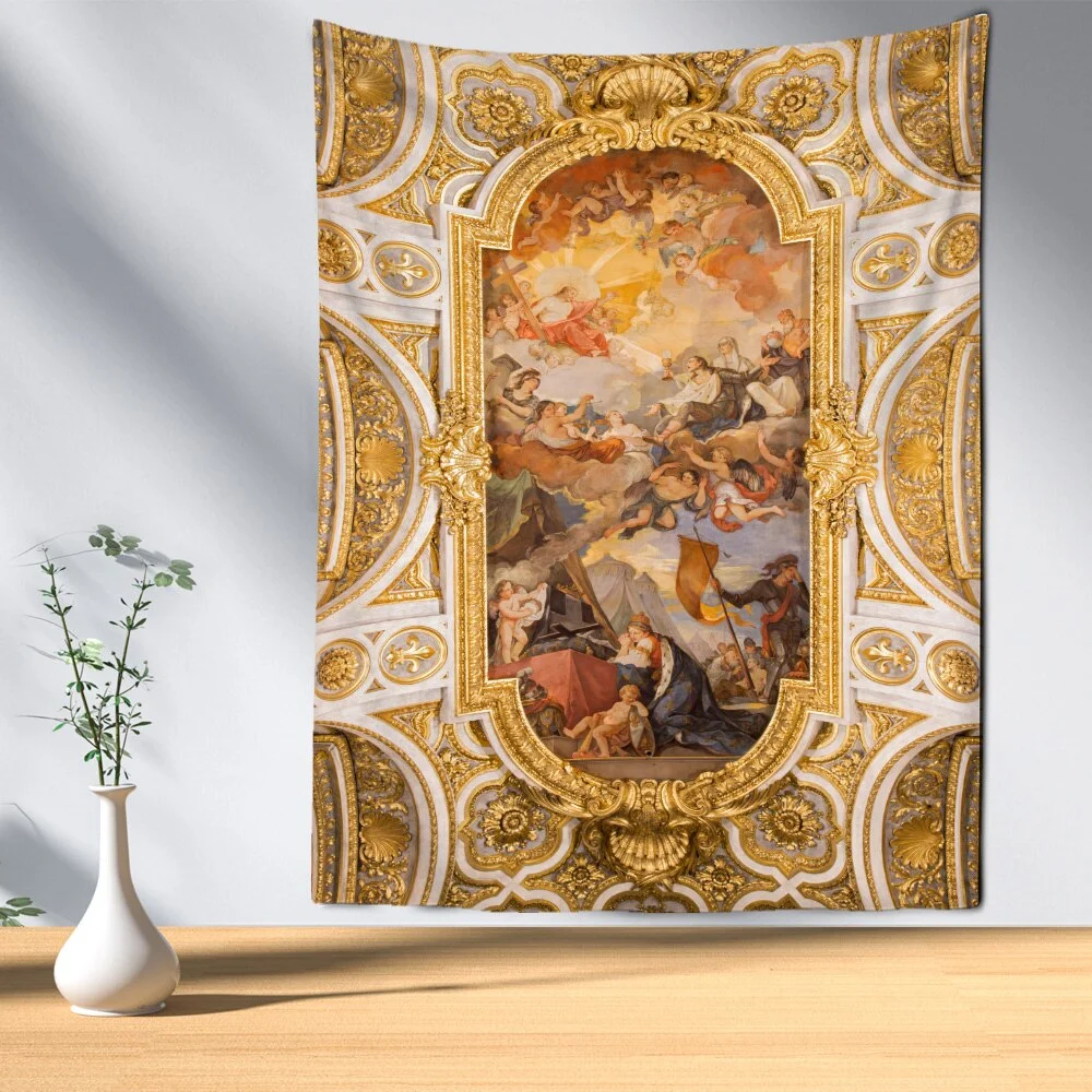 Nigikala Church Jesus Tapestry Home Decor Wall Art Mural Drop Wall Cloth Christ Wall Tapestries Church Decoration
