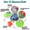 8pcs Cartoon DIY Diamond Painting Holz Untersetzer Kits mit Halter (Stich)