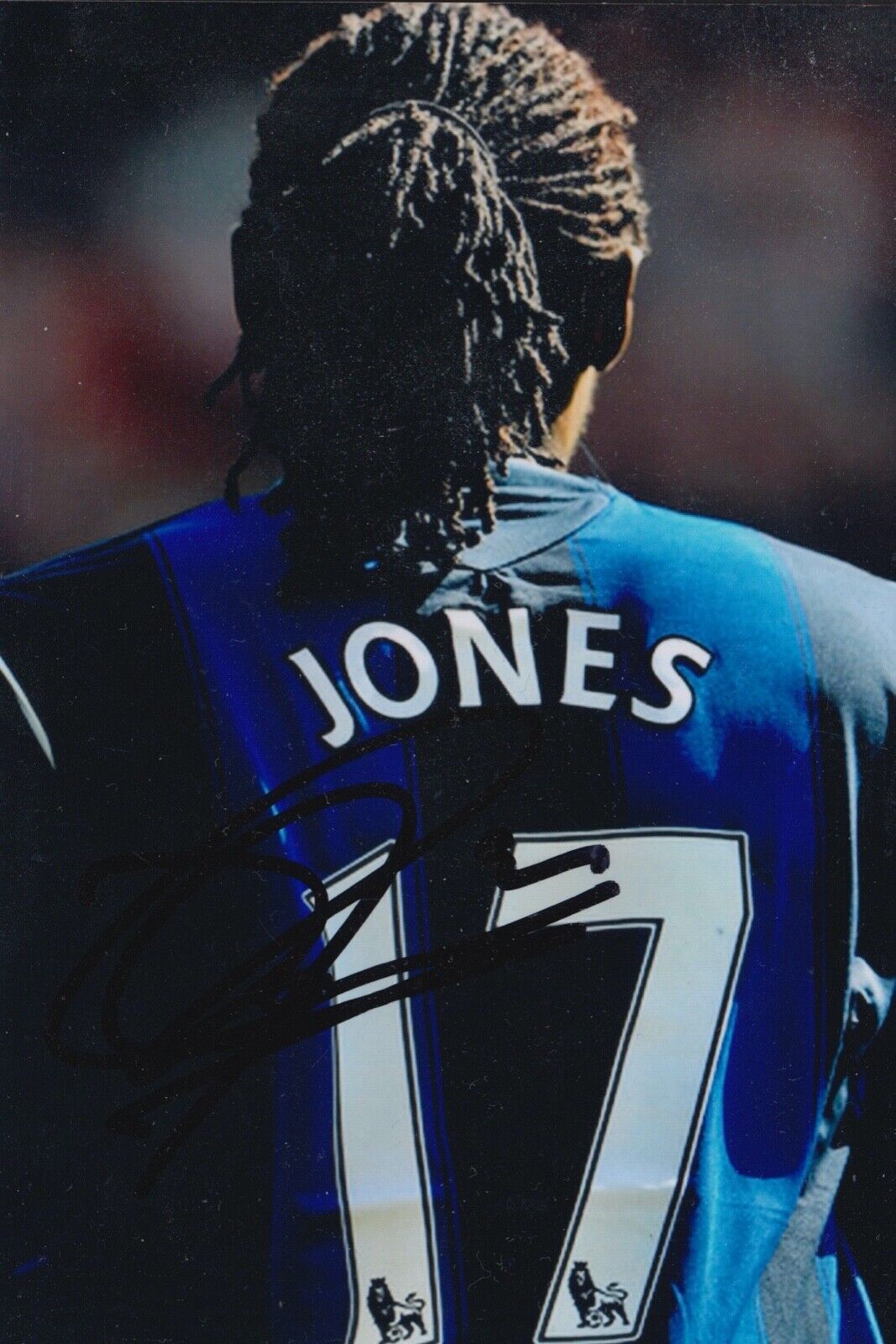 KENWYNE JONES HAND SIGNED 6X4 Photo Poster painting - FOOTBALL AUTOGRAPH - SUNDERLAND.