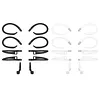 Silicone Ear Hooks for Samsung Galaxy Buds 4 Pro/buds 4 Anti-Lost Ear Hooks with Anti-lost Strap Lanyard Comfortable Anti-fall Ear Hook