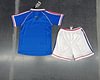 Joyfball 1998 Kids Size Retro France Home Football Shirt 1:1 Thai Quality