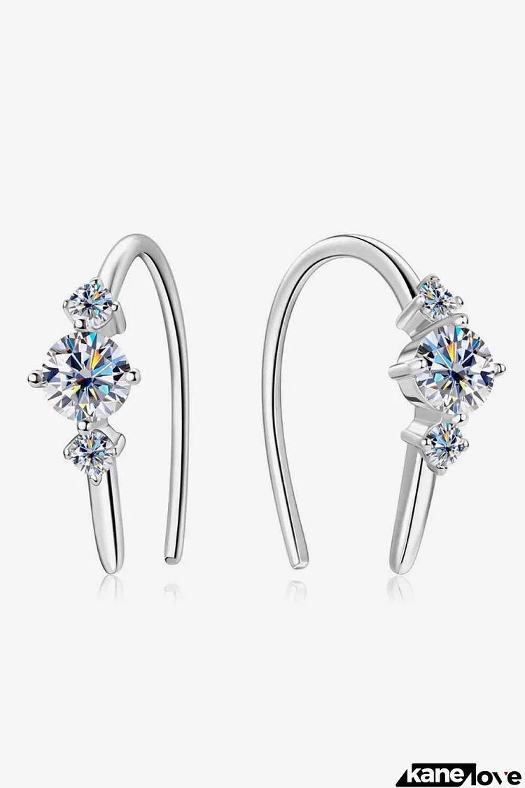 Moissanite 925 Sterling Silver Earrings