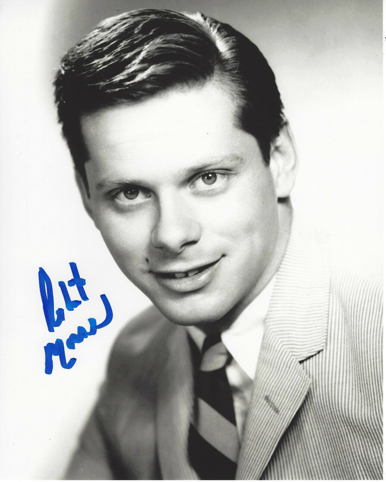 ROBERT MORSE SIGNED HOW TO SUCCEED IN BUSINESS... 8X10 Photo Poster painting B COA MUSICAL ACTOR