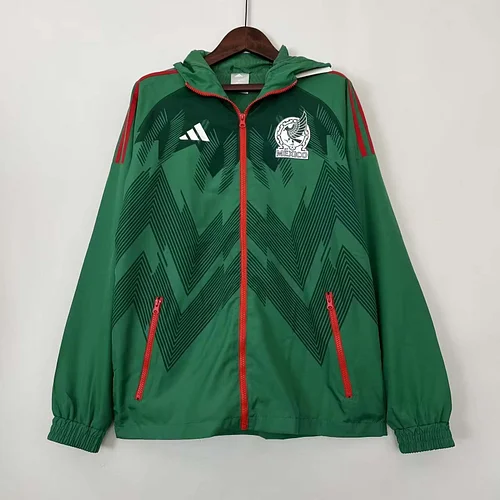2022 Mexico Windbreaker Green Soccer Jersey 1:1 Thai Quality