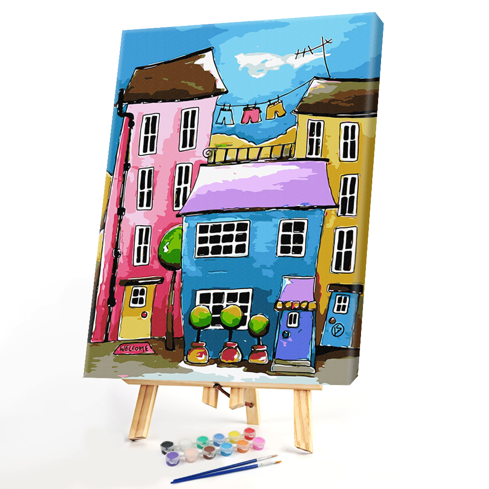 

40*50CM Paint By Numbers-House, 501 Original