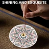 4pcs DIY Diamond Painting Incense Tray Incense Burner Stick Holder (Mandala)