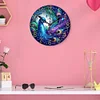 DIY Peacock Special Shape Diamond Painting Clock