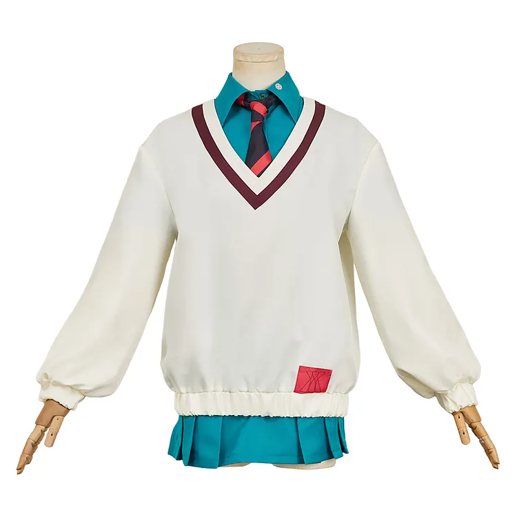 Mobile Suit Gundam GQuuuuuuX (2025)&nbsp;Amate Yuzuriha White Blue Uniform Skirt Outfits Cosplay Costume