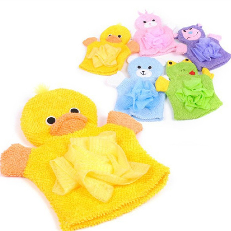 Children's Bath Towel Dual-use Cartoon Bath Ball Bath Gloves Bath Bath Ball Bubbling Net Artifacts | 168DEAL