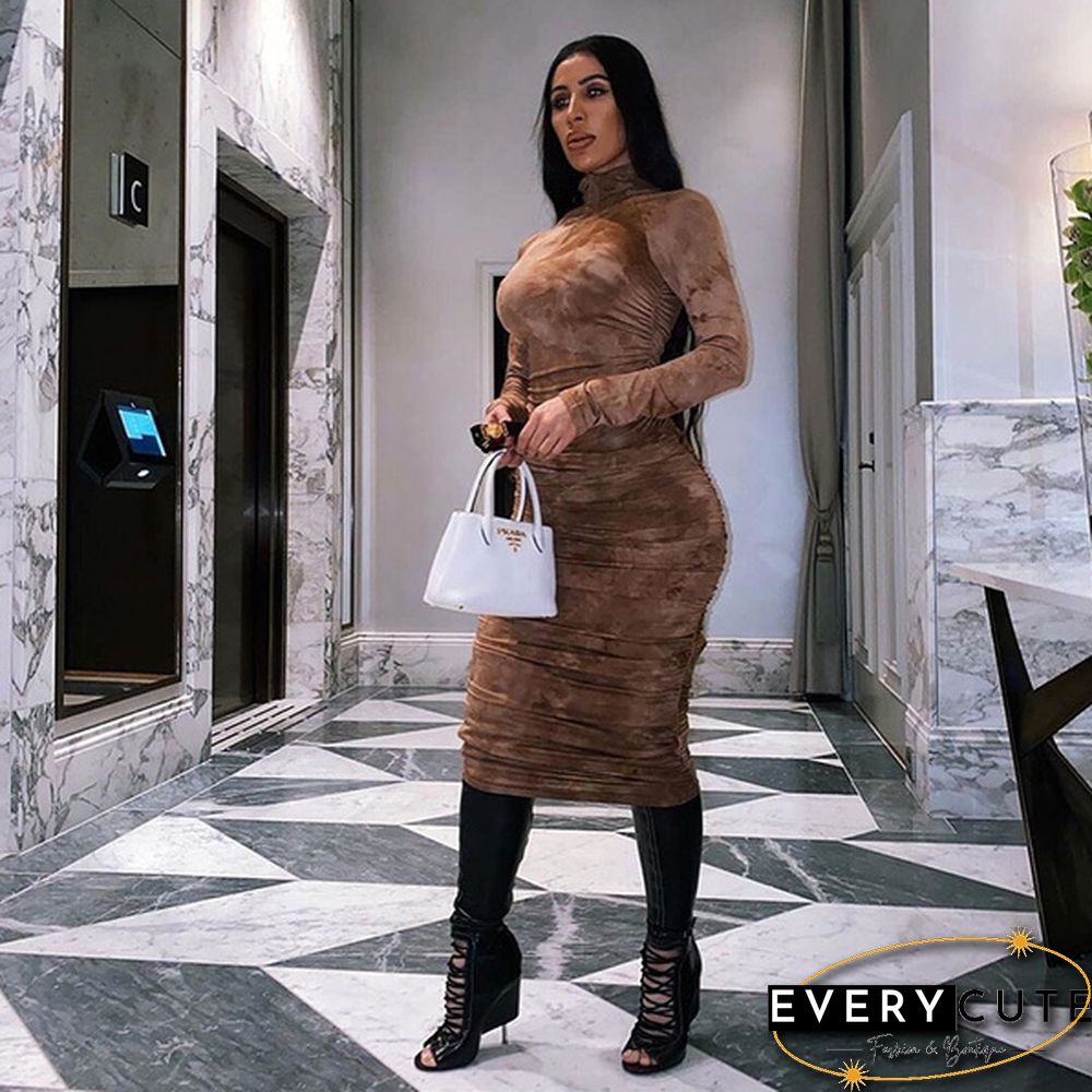 Long Sleeve Elegant Sexy Evening Club Party Prom Female Clothing Dresses Street Wear Bodice Plus Big Size Fashion Drop Shipping