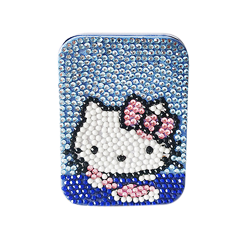 

Cartoon Cat - 5D DIY Craft Storage Box Mini Square Storage Iron Case, 501 Original