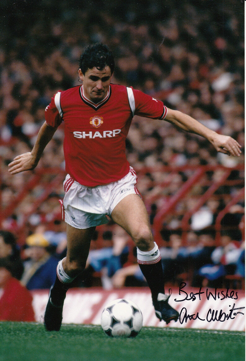 Manchester United Hand Signed Arthur Albiston Photo Poster painting 12x8 3.