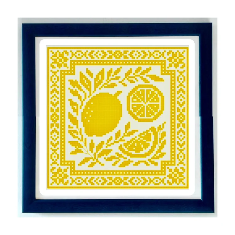 Lemon Study Cross stitch Chart