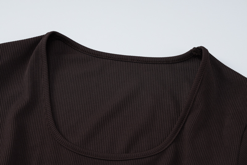 Ootddress Scoop Neck Lace-Up Ribbed Maxi Dress Female Long Sleeve Fashion Slim Loose Bandage Dress Autumn 2025 Solid Women Dress New