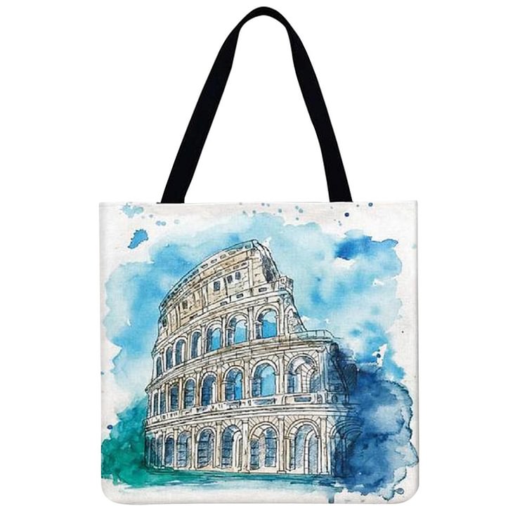 【Limited Stock Sale】Linen Tote Bag - World Architecture