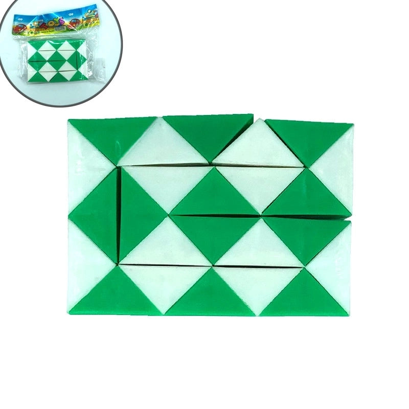 Fashion Children’s Educational Transformation Magic Snake Folding Cube Capsule Twist Toy