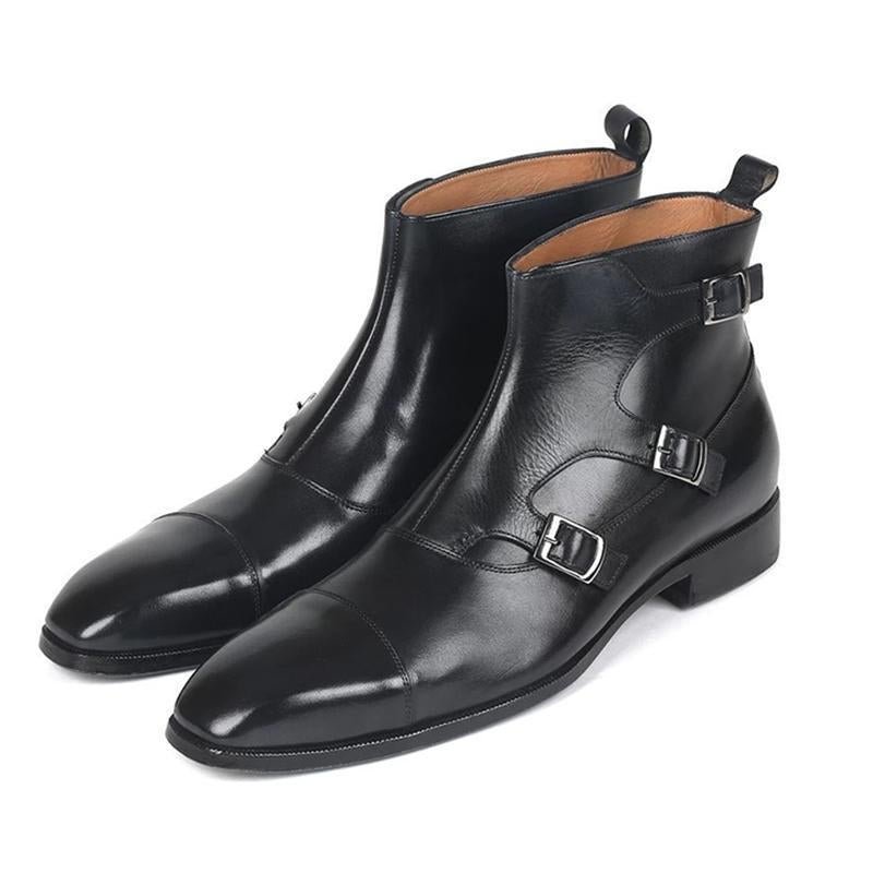 Full grain Aniline-dyed Cowhide Triple Monkstrap Boots | EGEMISS