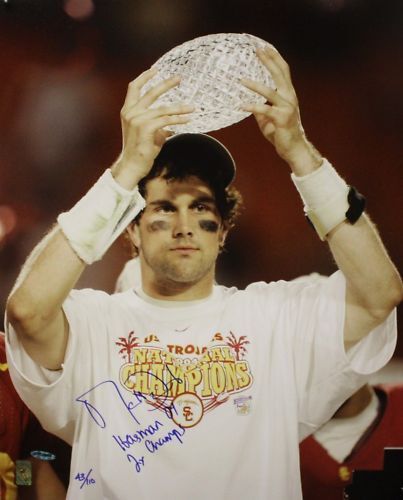 Matt Leinart Autographed 16x20 'Heisman 2x Champ' Photo Poster painting Upper Deck COA