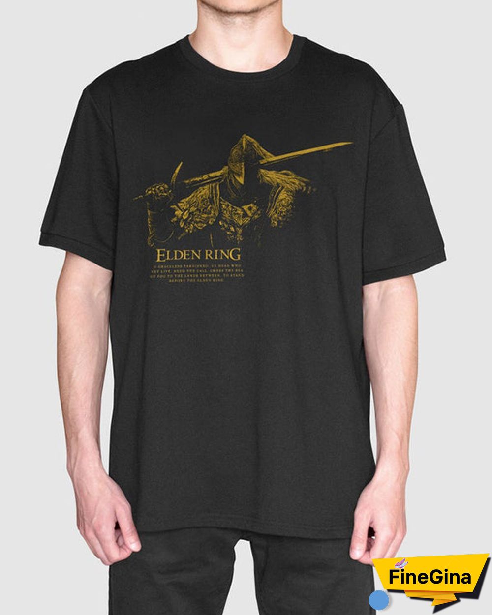 Unisex ELDEN RING Print Casual Short Sleeve Top