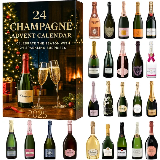 2025 Champagne Advent Calendar Celebrate The Season With 24 Sparkling Surprises 2