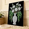DIY Pearl Painting Vase for Home Wall Decor with Frame(40x30cm)