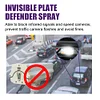 Spray Stealth Plate Defender Invisible Plate Defender Sprayer Fit for Most Cars
