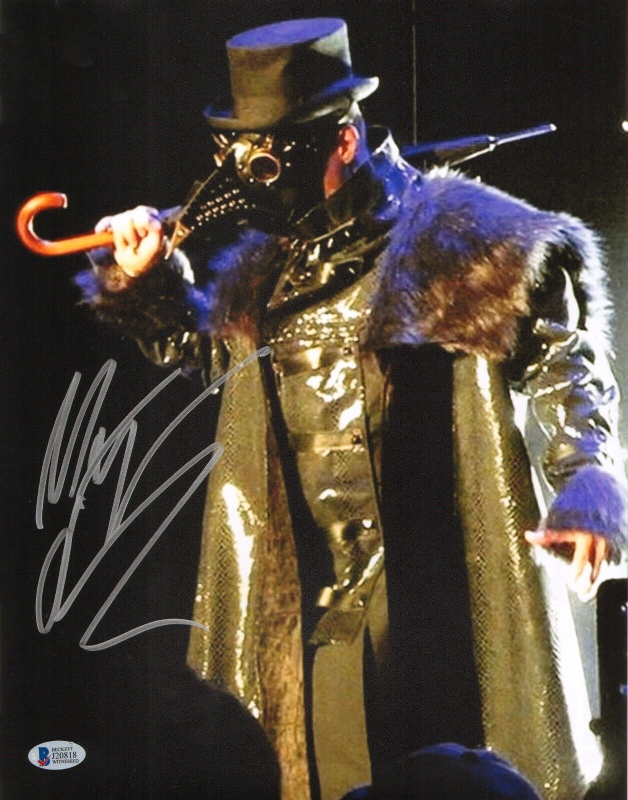 Marty Scurll Signed 11x14 Photo Poster painting BAS COA New Japan Pro Wrestling Bullet Club ROH2