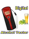 High Accuracy Breathalyzer Digital Display Screen Handheld Alcohol Breath Tester