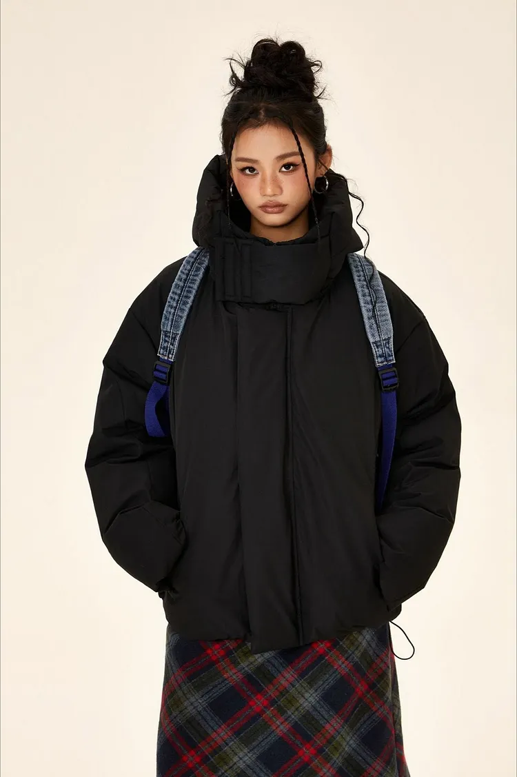 Unisex High Neck Puffer Jacket
