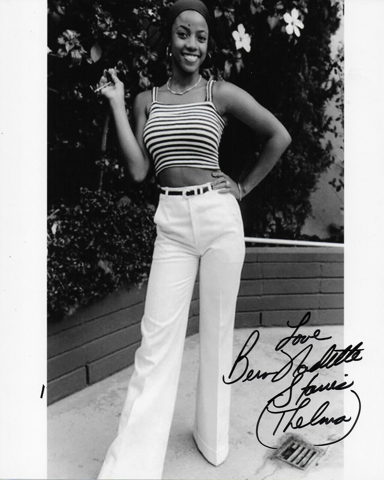 BernNadette Stanis Good Times Original Autographed 8X10 Photo Poster painting #11