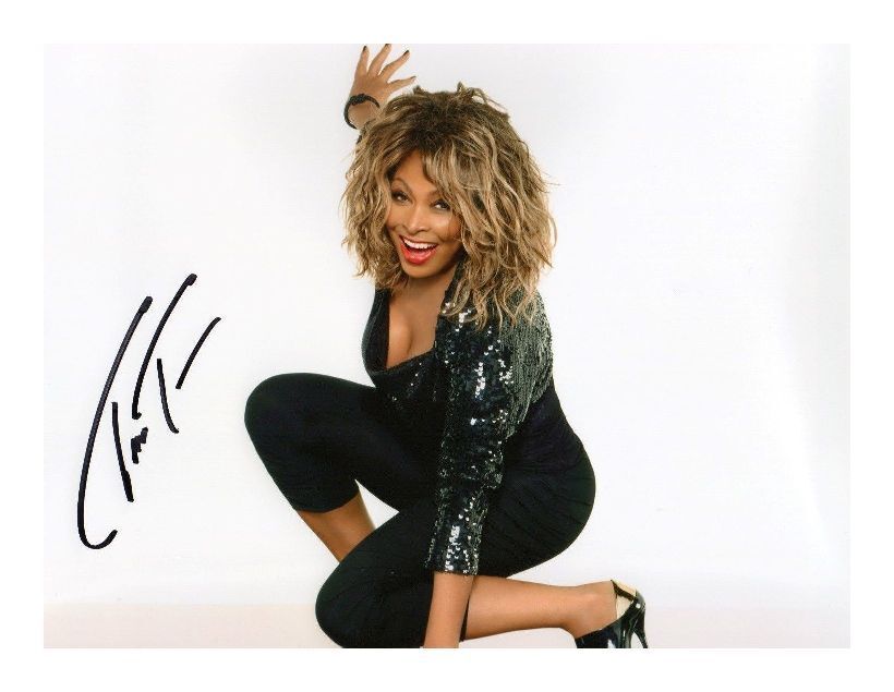 TINA TURNER AUTOGRAPHED SIGNED A4 PP POSTER Photo Poster painting PRINT 3