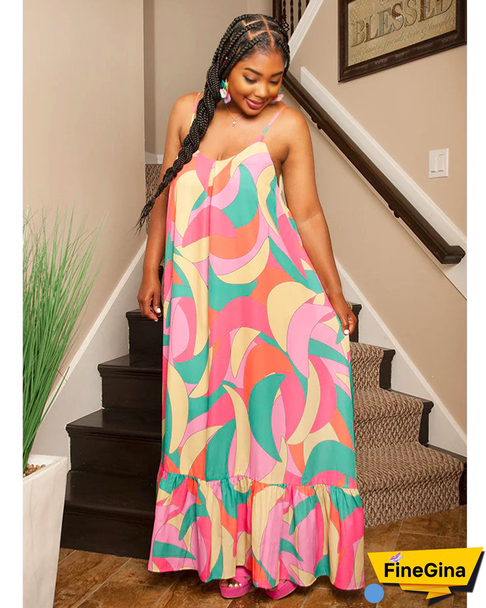 Tropical Vibes Maxi Dress