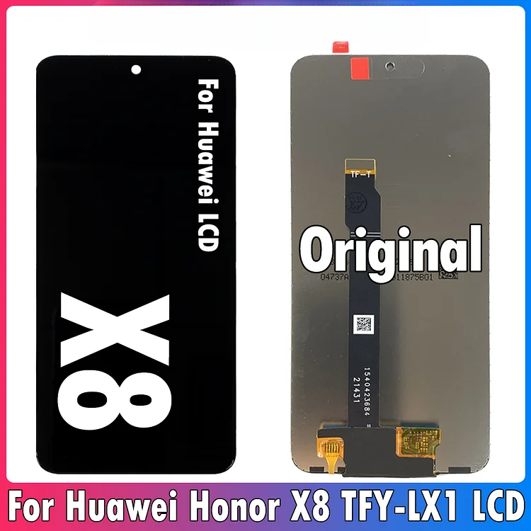 6.7" Original For Honor X8 LCD TFY-LX1 Display Touch Screen Panel Digitizer For Huawei Honor X8 LCD Display Repair Parts