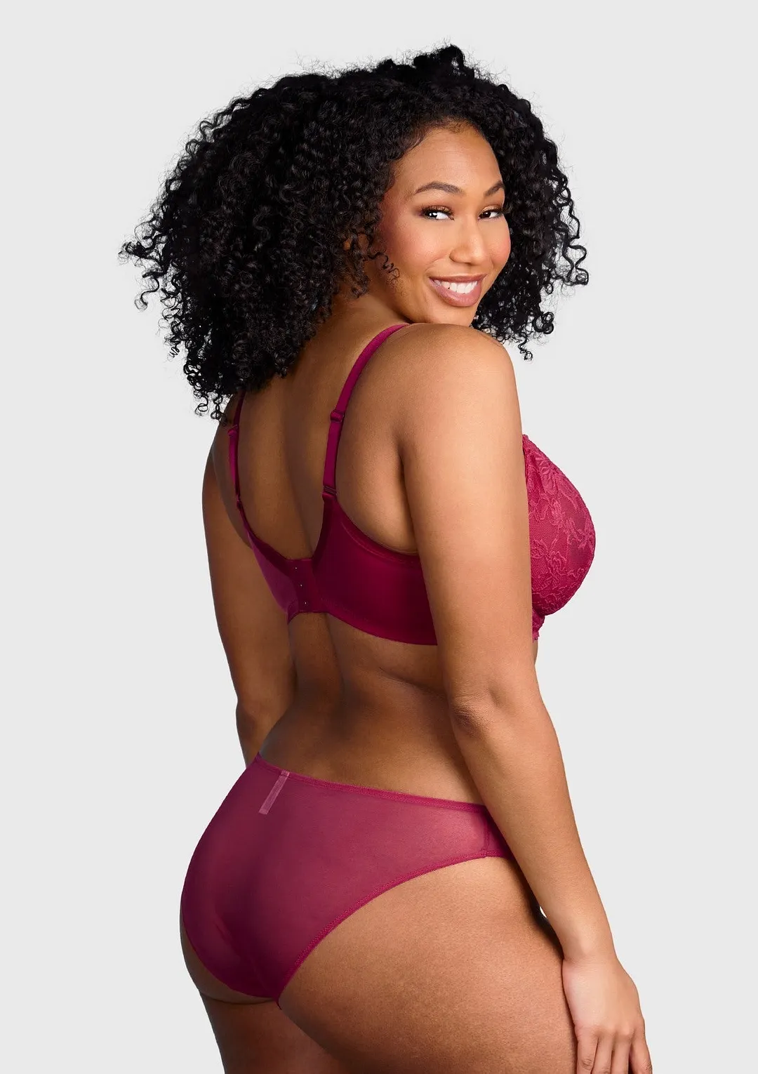 Pretty In Petals Black Unlined Strappy Lace Bra