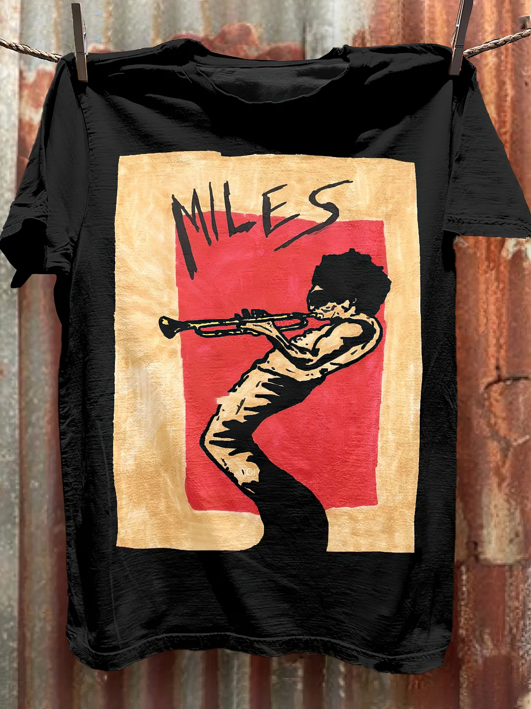 Vintage Abstrct Art Print T-shirt