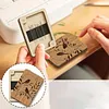 Wooden Needle Box Built-in Strong Magnet Needles Storage Holder with Lid Pin Organizer for Quilters Sewers Craft Supplies Gift